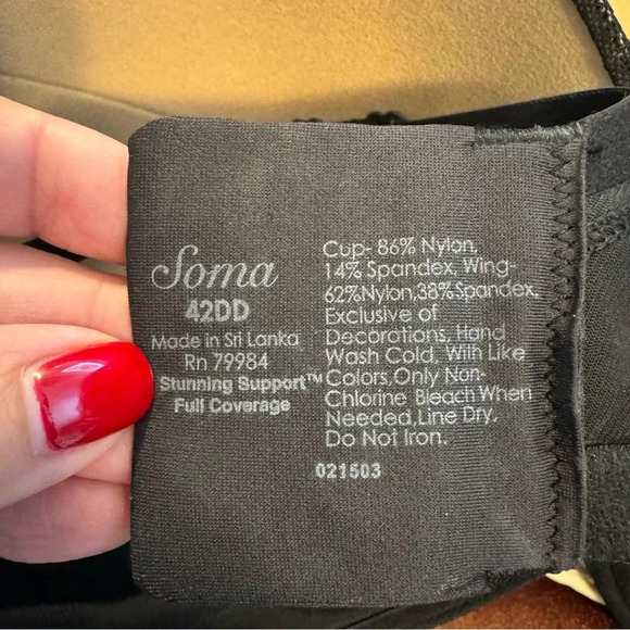 Soma Stunning Support Full Coverage  Bra - Picture 4 of 6